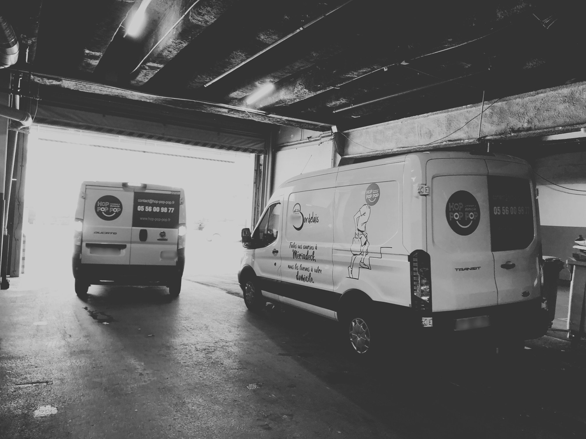 H2P, flotte de véhicule de livraison